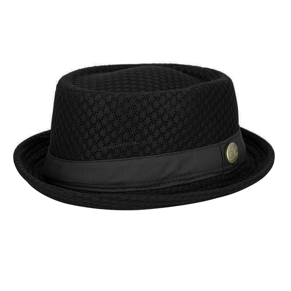 3069 Unisex Straw Fedora Derby Hat 1920s Short Brim Panama Cap Packable